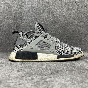 Adidas NMD XR1 Men’s Size 8.5 Primeknit Oreo Glitch Athletic Running Shoes Used